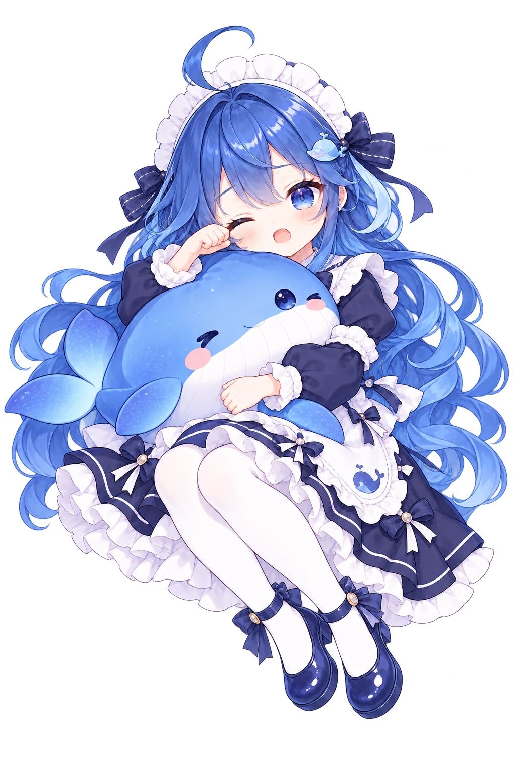 DeepSeek娘摸鱼休息